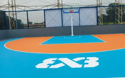 3x3 basketball court