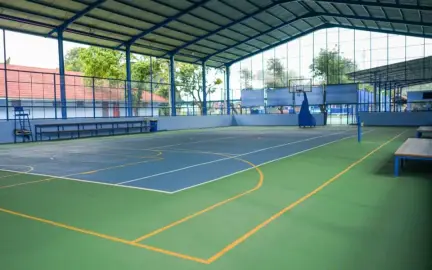 Covered multi-sport court