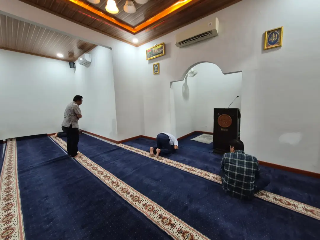 Prayer hall interior