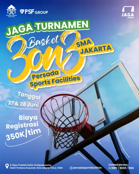 Jaga Turnamen Basket 3on3 SMA Jakarta poster